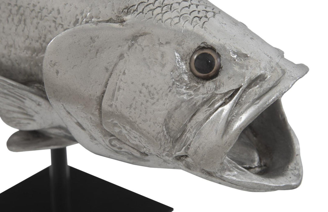 SwayLiving Large Mouth Bass Fish, with Stand DECORATIVE OBJECTS