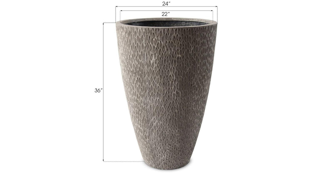 SwayLiving Griswold Planter Gray, LG PLANTERS