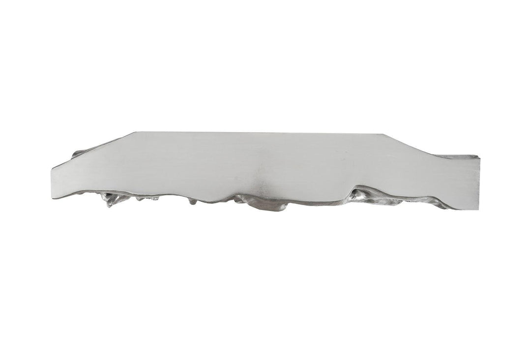 SwayLiving Square Root Console Table, Silver Leaf CONSOLE TABLES