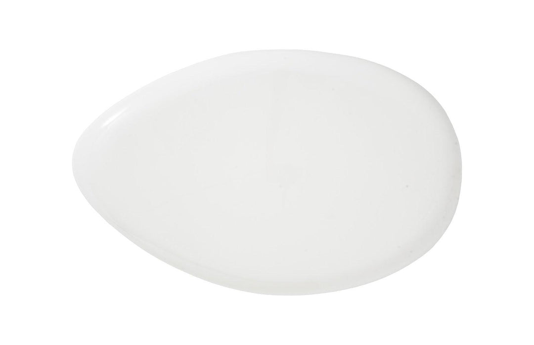SwayLiving River Stone Coffee Table, Small, Gel Coat White COFFEE TABLES