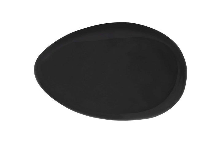 SwayLiving River Stone Coffee Table, Large, Gel Coat Black COFFEE TABLES
