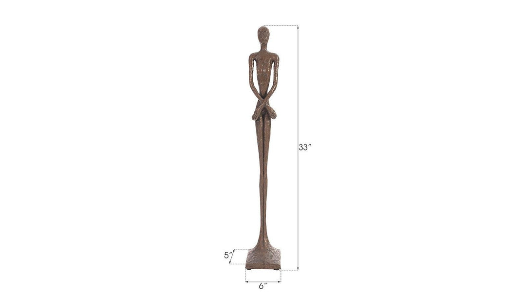 SwayLiving Lottie Sculpture, Small, Resin, Bronze Finish DECORATIVE OBJECTS