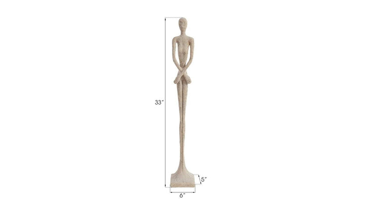 SwayLiving Lottie Sculpture, Small, Resin, Roman Stone DECORATIVE OBJECTS