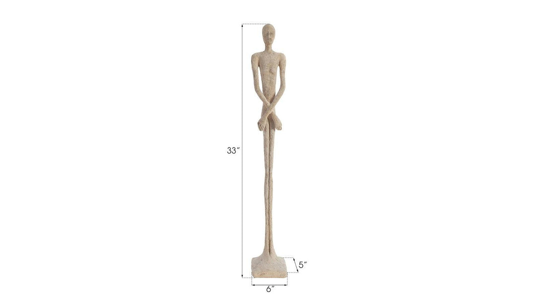 SwayLiving Lloyd Sculpture, Small, Resin, Roman Stone DECORATIVE OBJECTS