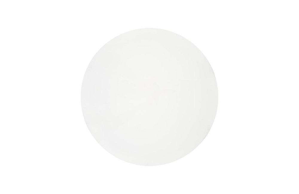 SwayLiving Totem Stool, White Gel Coat, LG OTTOMANS, POUFS, + STOOLS