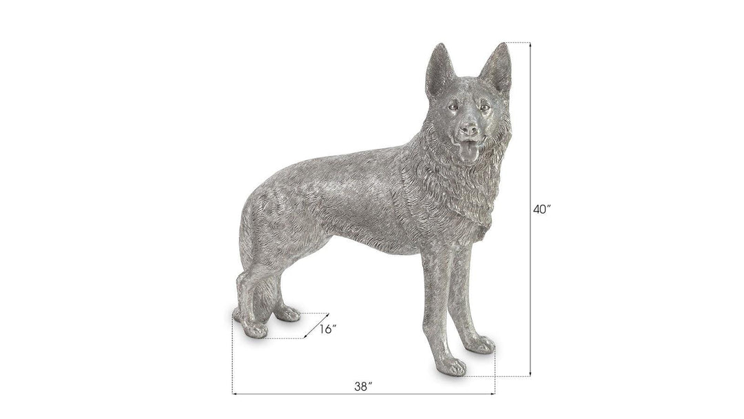 SwayLiving German Shepherd, Silver Leaf DECORATIVE OBJECTS