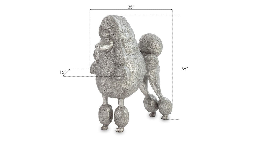 SwayLiving Poodle, Silver Leaf DECORATIVE OBJECTS