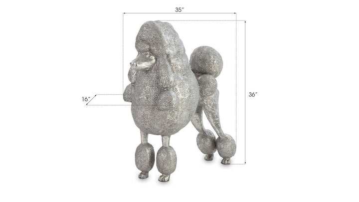 SwayLiving Poodle, Silver Leaf DECORATIVE OBJECTS