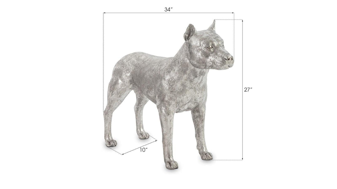 SwayLiving Pit Bull, Silver Leaf DECORATIVE OBJECTS