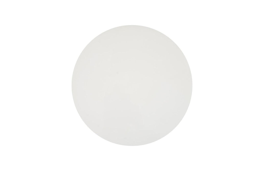 SwayLiving Totem Stool, White Gel Coat, SM OTTOMANS, POUFS, + STOOLS