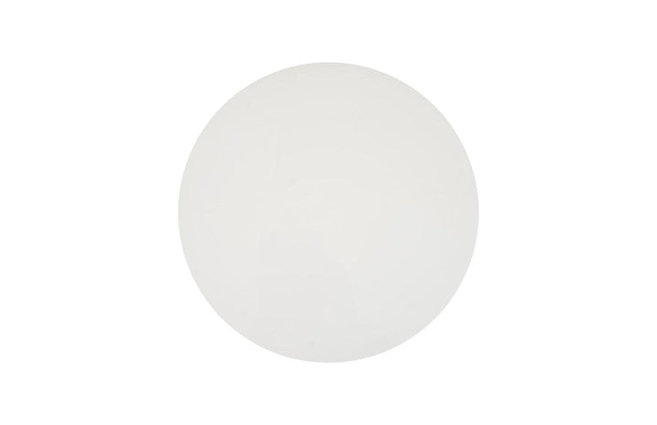 SwayLiving Totem Stool, White Gel Coat, SM OTTOMANS, POUFS, + STOOLS