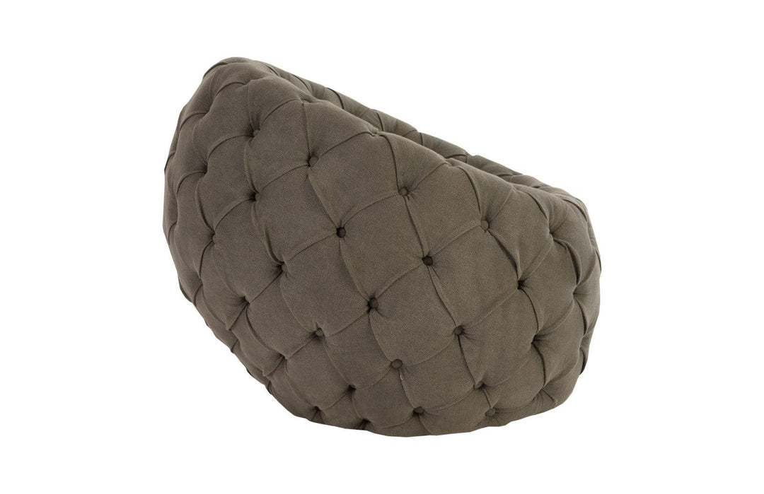SwayLiving Egg Chair, Ramie Gray ACCENT + LOUNGE CHAIRS