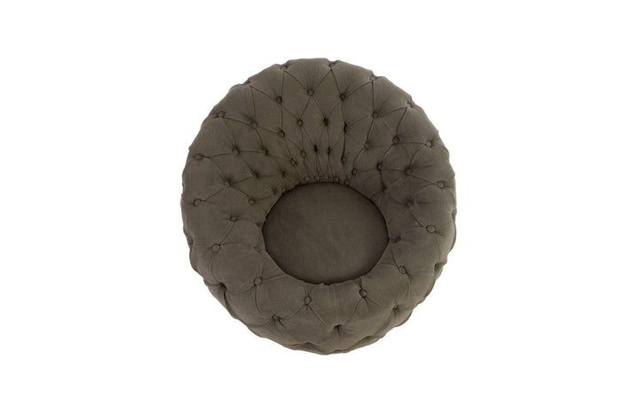 SwayLiving Egg Chair, Ramie Gray ACCENT + LOUNGE CHAIRS