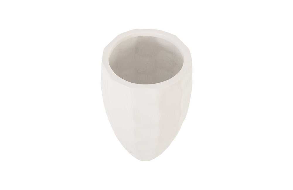 SwayLiving Mando Planter, Gel Coat White, SM PLANTERS