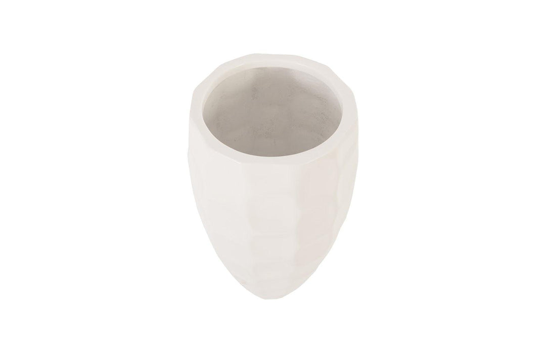 SwayLiving Mando Planter, Gel Coat White, SM PLANTERS