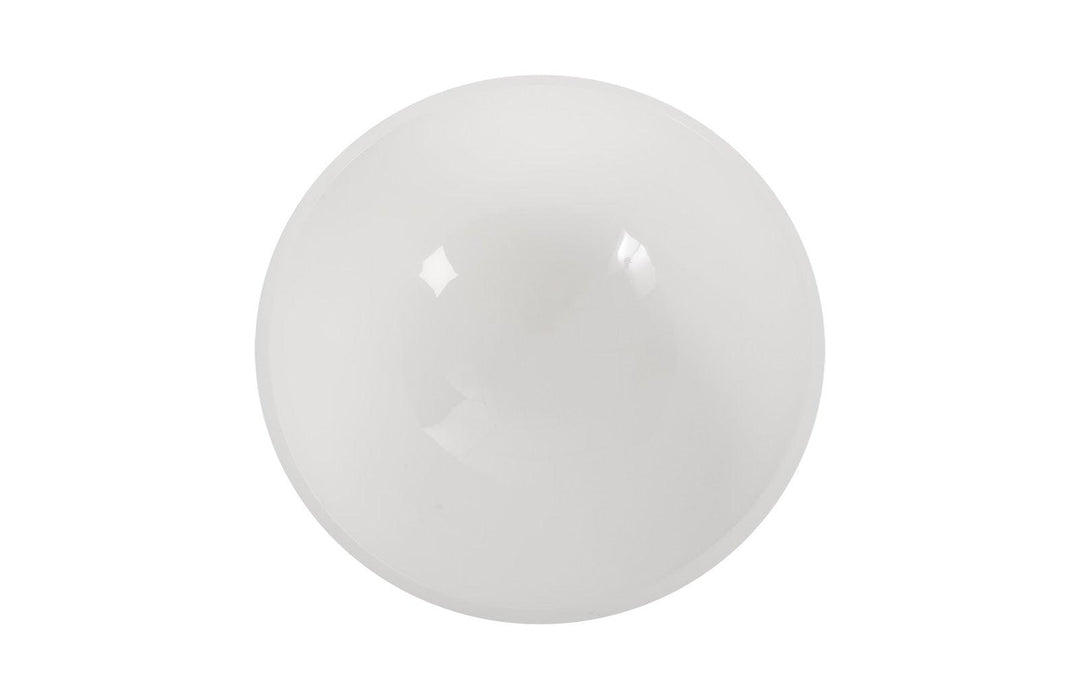 SwayLiving Sulu Bowl, Gel Coat White DECORATIVE TRAYS, PLATES, + BOWLS