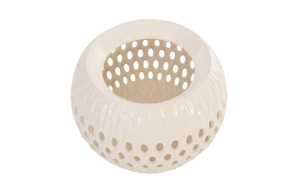 SwayLiving Breathe Planter, Gel Coat White PLANTERS