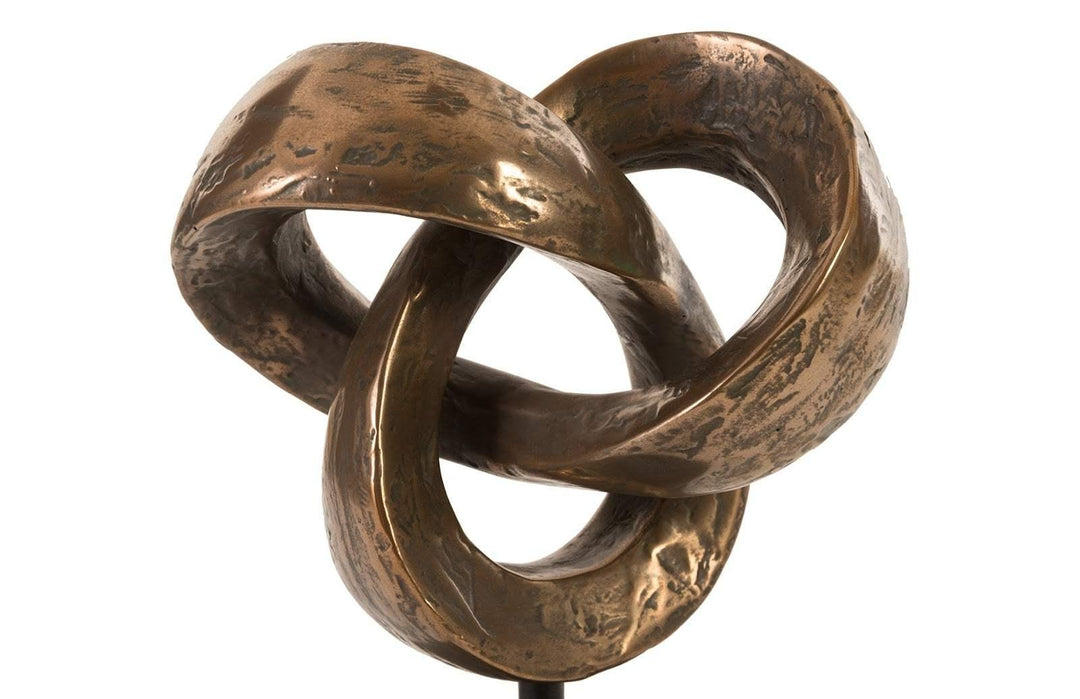 SwayLiving Trifoil Table Sculpture, Bronze DECORATIVE OBJECTS