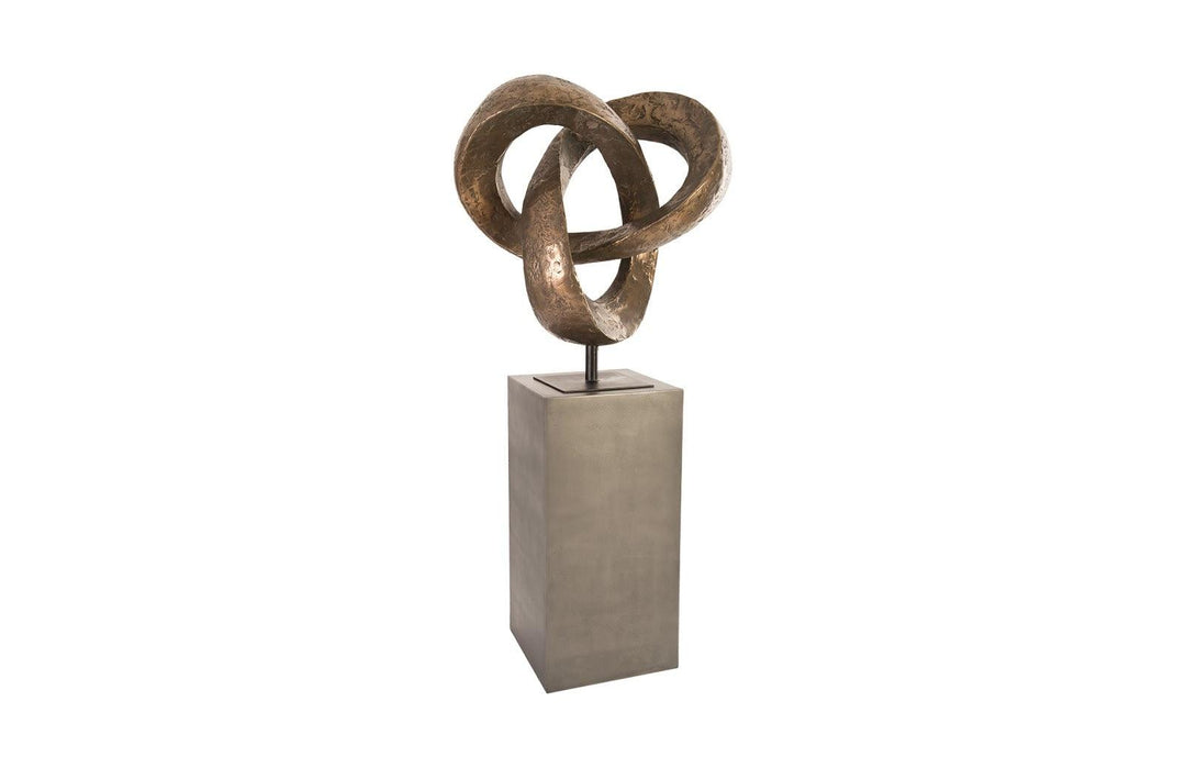 SwayLiving Trifoil Sculpture, Bronze DECORATIVE OBJECTS