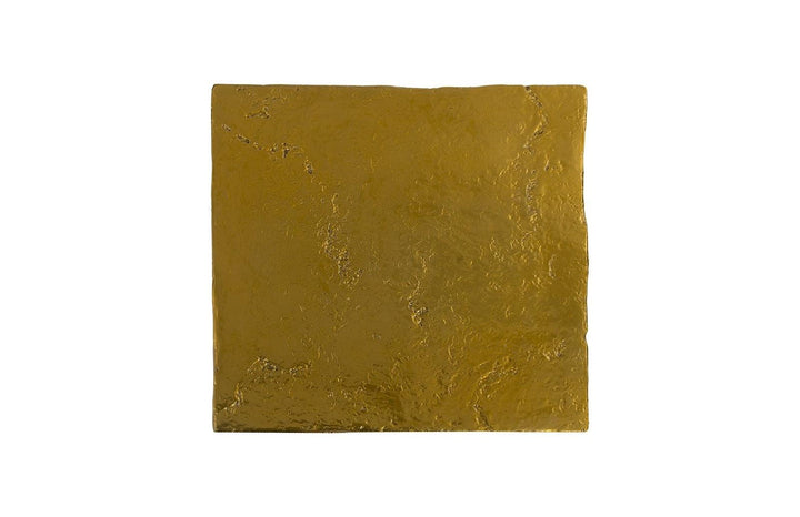 SwayLiving Slate Pedestal, Small, Liquid Gold ACCENT TABLES