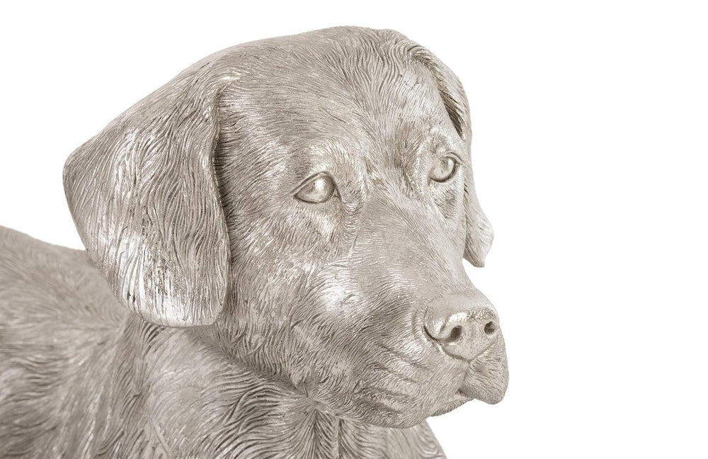 SwayLiving Labrador, Laying, Silver Leaf DECORATIVE OBJECTS