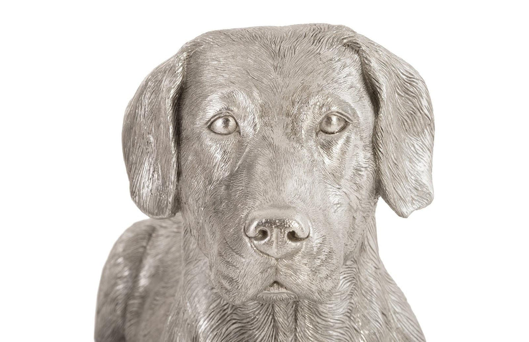 SwayLiving Labrador, Laying, Silver Leaf DECORATIVE OBJECTS