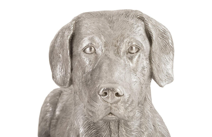 SwayLiving Labrador, Laying, Silver Leaf DECORATIVE OBJECTS