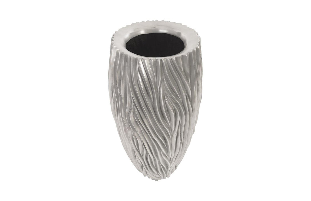 SwayLiving Alon Planter, Polished Aluminium PLANTERS