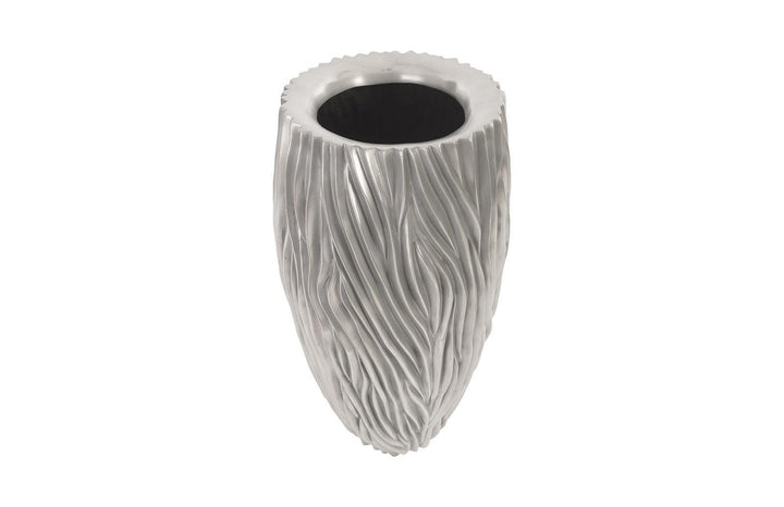 SwayLiving Alon Planter, Polished Aluminium PLANTERS