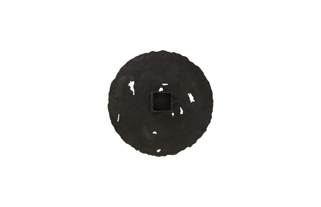 SwayLiving Molten Wall Disc, Medium, Silver Leaf WALL ACCENTS