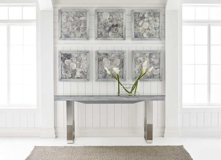 SwayLiving Shell Wall Tile, w/Glass WALL ACCENTS