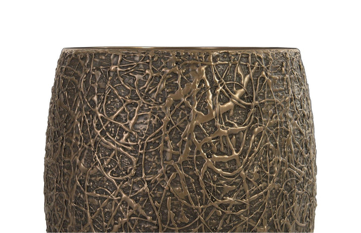 SwayLiving String Theory Planter, Bronze, SM PLANTERS