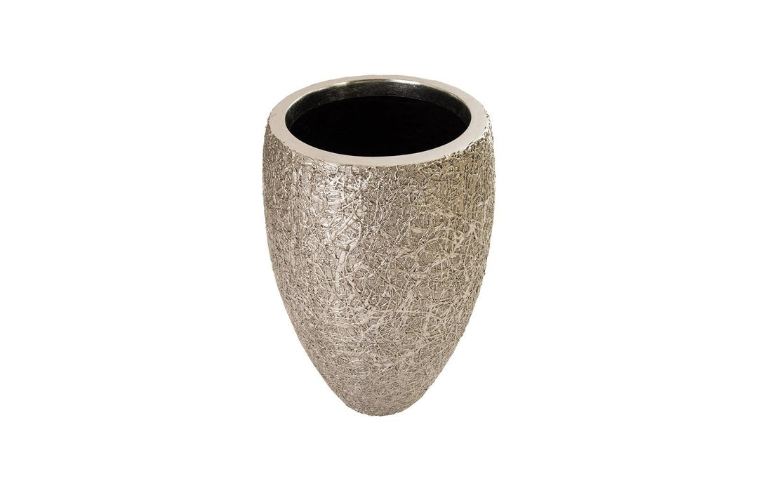 SwayLiving String Theory Planter, Silver Leaf, MD PLANTERS