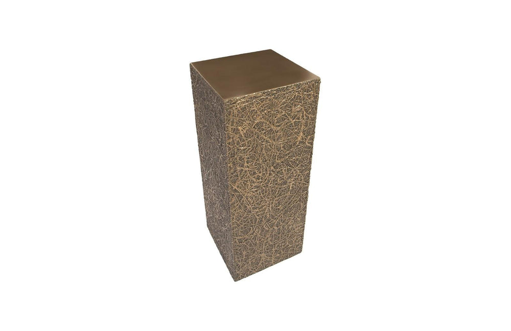 SwayLiving String Theory Pedestal, Bronze, MD ACCENT TABLES