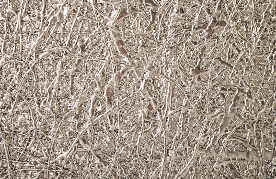 SwayLiving String Theory Pedestal, Silver Leaf, MD ACCENT TABLES