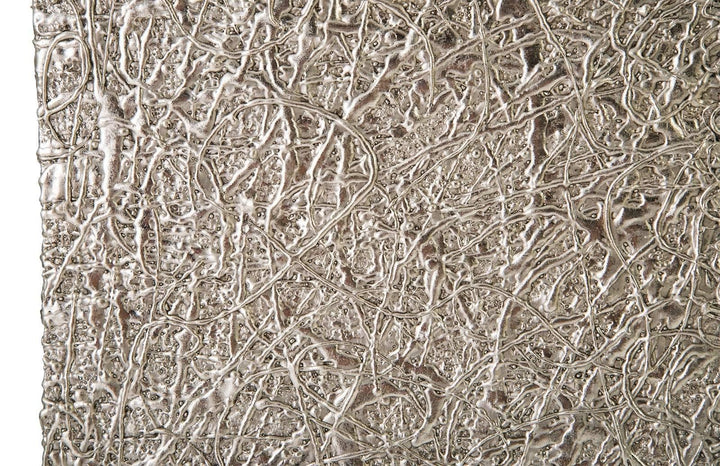 SwayLiving String Theory Pedestal, Silver Leaf, MD ACCENT TABLES