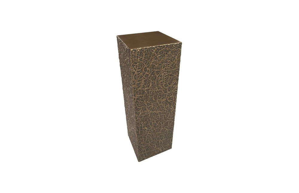 SwayLiving String Theory Pedestal, Bronze, LG ACCENT TABLES