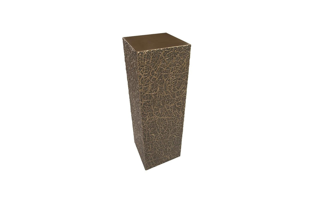 SwayLiving String Theory Pedestal, Bronze, LG ACCENT TABLES