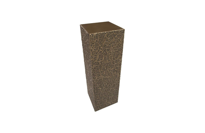 SwayLiving String Theory Pedestal, Bronze, LG ACCENT TABLES