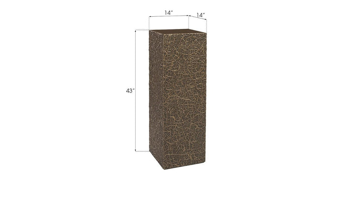 SwayLiving String Theory Pedestal, Bronze, LG ACCENT TABLES