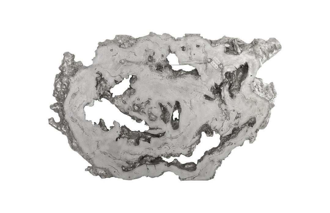 SwayLiving Burled Root Wall Art, Large, Silver Leaf WALL ACCENTS