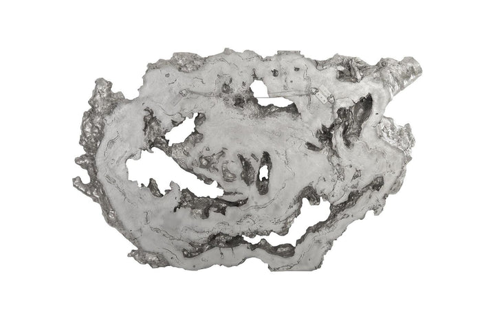 SwayLiving Burled Root Wall Art, Large, Silver Leaf WALL ACCENTS