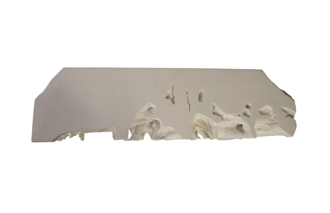 SwayLiving Cast Root Console Table, Gel Coat White CONSOLE TABLES