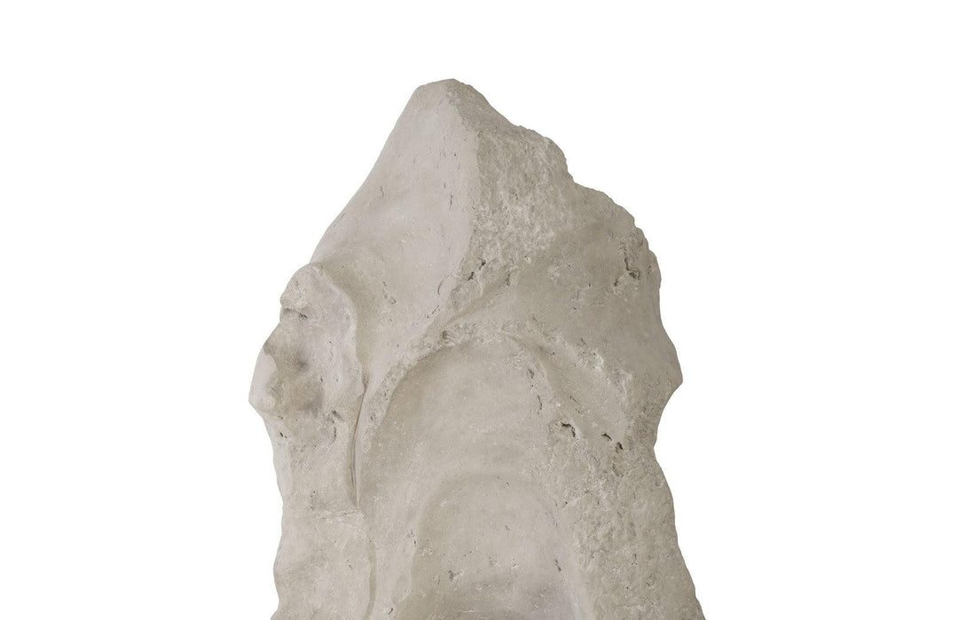 SwayLiving Colossal Cast Stone Sculpture, Single Hole, Roman Stone DECORATIVE OBJECTS