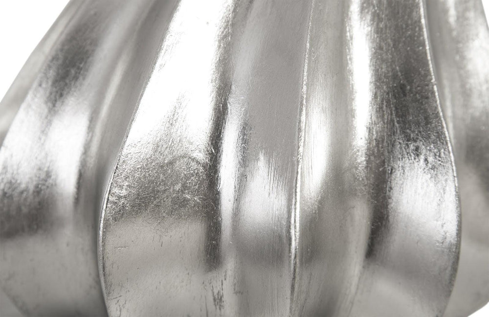 SwayLiving Hand Dipped Pears Set of 3, Silver Leaf DECORATIVE OBJECTS