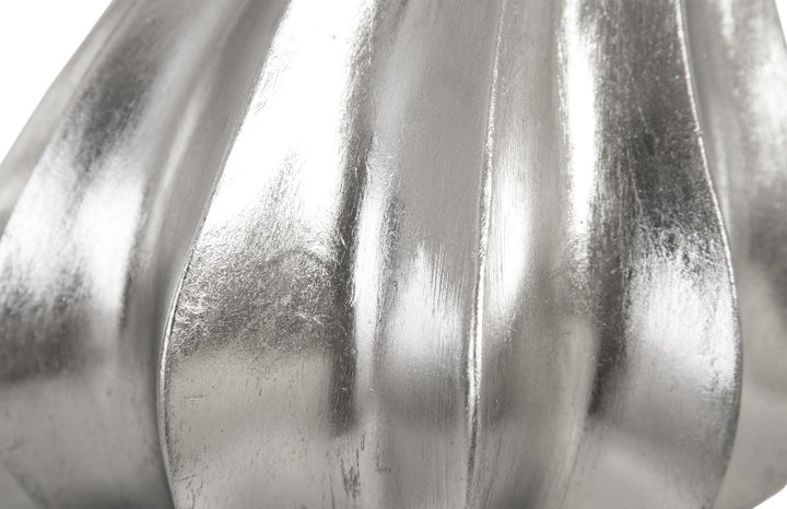 SwayLiving Hand Dipped Pears Set of 3, Silver Leaf DECORATIVE OBJECTS