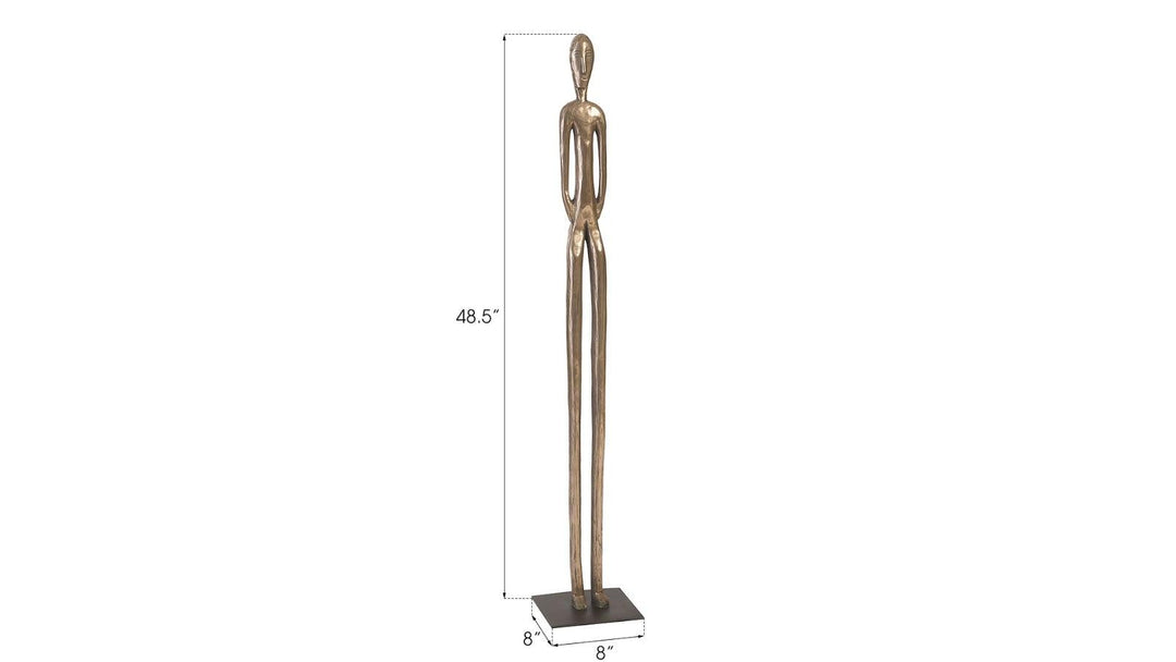 SwayLiving Bulol Sculpture, Polished Bronze, SM DECORATIVE OBJECTS