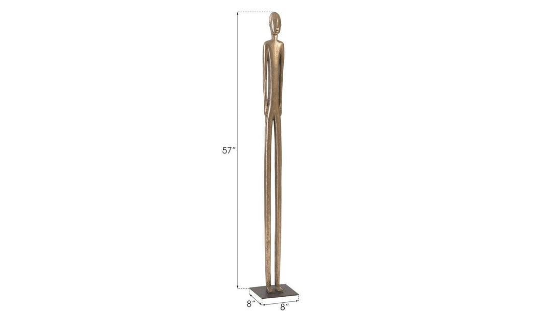 SwayLiving Bulol Sculpture,  Polished Bronze, MD DECORATIVE OBJECTS