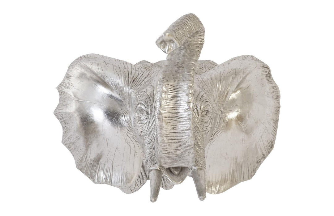 SwayLiving Elephant Wall Art, Resin, Silver Leaf WALL ACCENTS