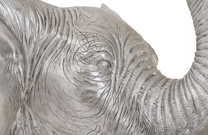 SwayLiving Elephant Wall Art, Resin, Silver Leaf WALL ACCENTS